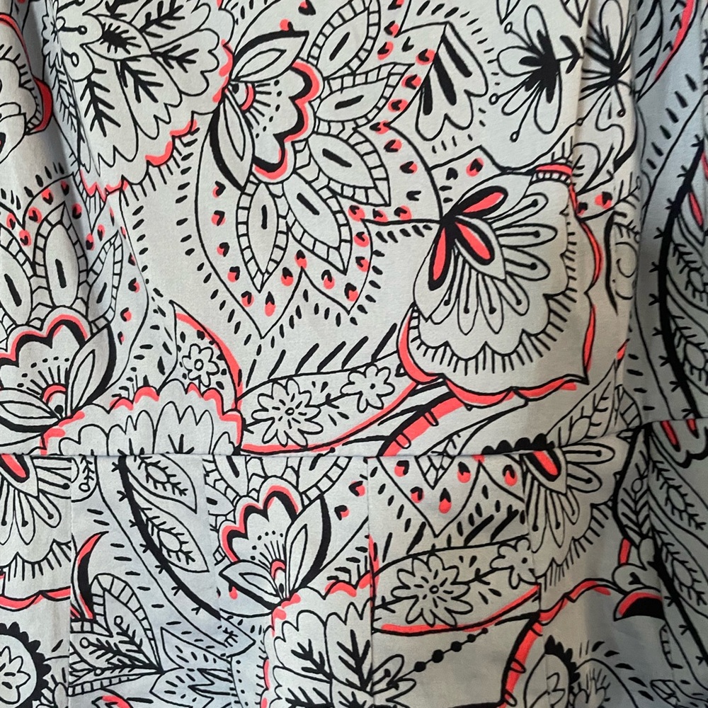 Boden Blue and Red Floral Dress - Picture 3 of 12